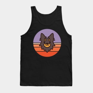 Sunset Walk with my Chihuahua Long-hair Tank Top